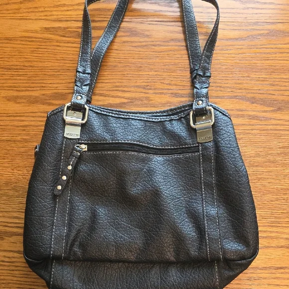 Rosetti Charcoal Textured Shoulder Bag - Picture 1 of 5